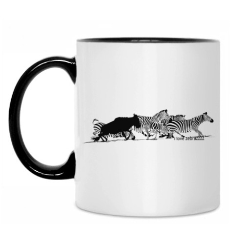 Кружка с принтом 'Зебраз'