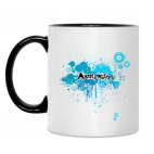 Кружка двухцветная