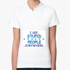 Женская рубашка поло