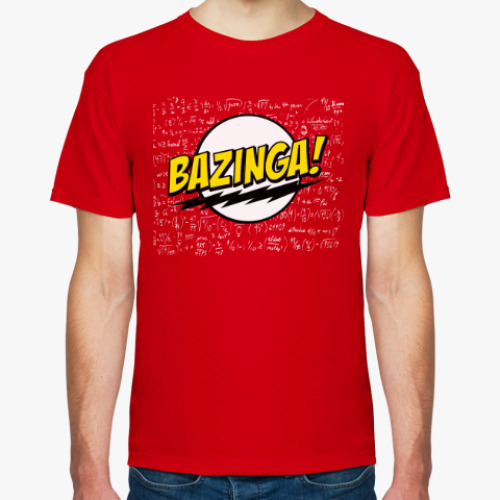 Футболка с принтом Bazinga!