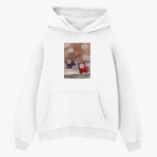 Толстовка худи оверсайз