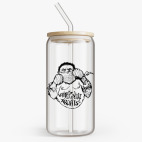 Банка с бамбуковой крышкой