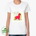 Женская футболка органик