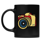 Кружка цветная UV-DTF