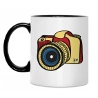 Кружка двухцветная