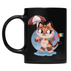 Кружка цветная UV-DTF