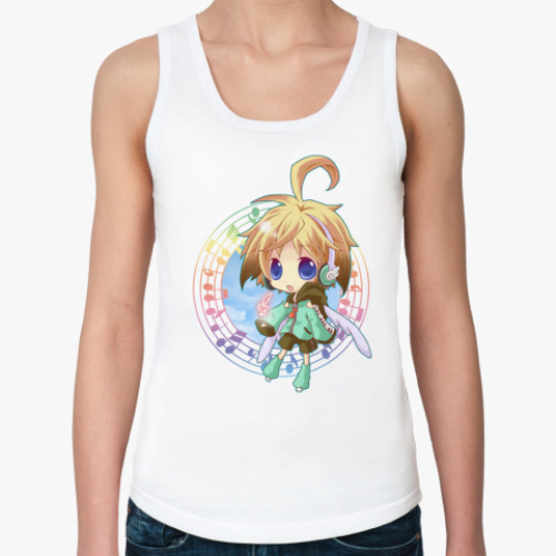 Женская майка с принтом  Vocaloid