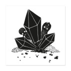 Виниловая наклейка, квадрат (8 х 8 см) Cristal