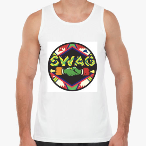 Майка с принтом SWAG