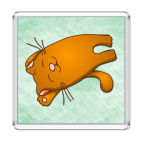 Магнит 6.5 x 6.5 см Пухлик-лежебока