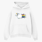 Толстовка худи оверсайз