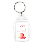 Брелок 4.2 x 2.9 см Love