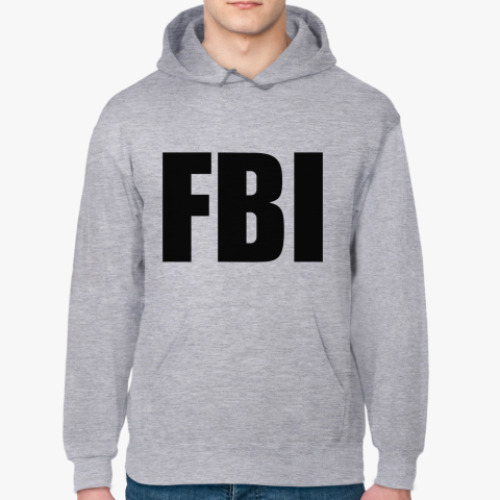 Толстовка худи с принтом FBI