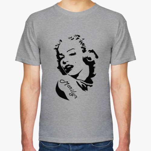 Футболка с принтом Marilyn