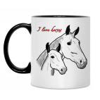 Кружка двухцветная