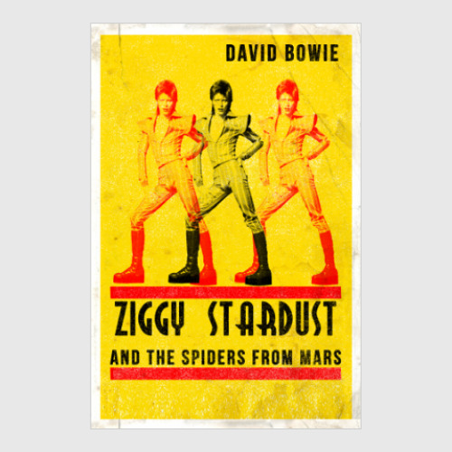 Постер с принтом David Bowie Ziggy Stardust
