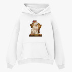 Толстовка худи оверсайз