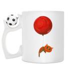 Кружка с футбольным мячиком