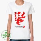 Женская футболка органик