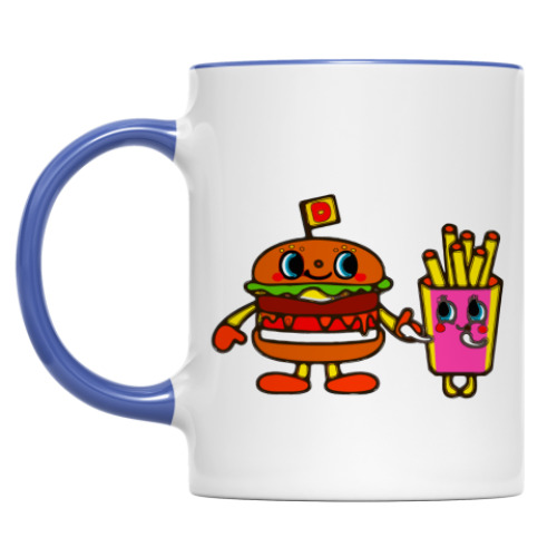 Кружка с принтом Еда