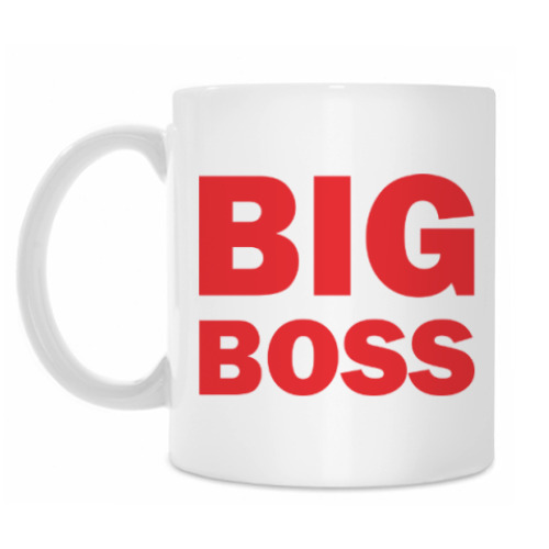 Кружка с принтом big boss