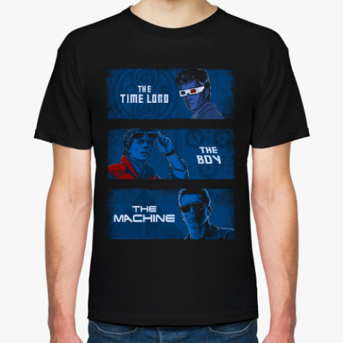 Футболка с принтом Путешественники во времени