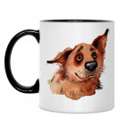 Кружка двухцветная