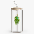 Банка с бамбуковой крышкой