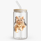 Банка с бамбуковой крышкой