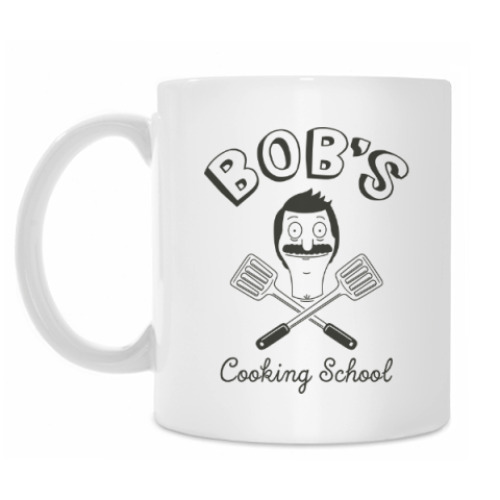 Кружка с принтом Bob's Cooking School