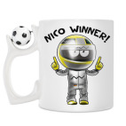 Кружка с футбольным мячиком