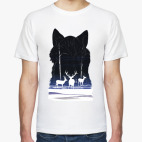 Классическая футболка Снежные олени