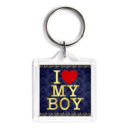 Брелок 3.9 x 3.9 см I love my boy