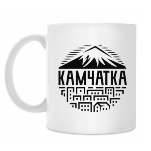 Кружка с принтом Камчатка