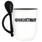 Кружка с ложкой