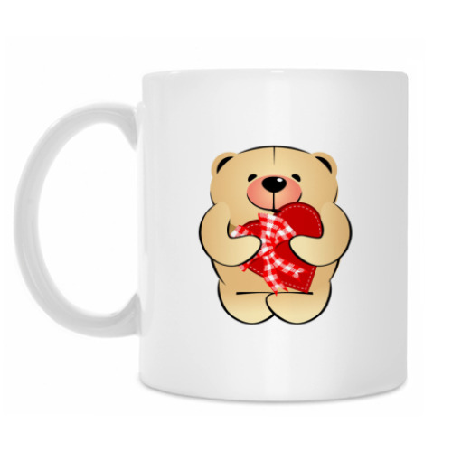 Кружка с принтом Медведь