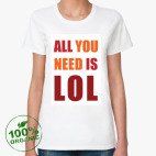 Женская футболка органик