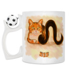 Кружка с футбольным мячиком