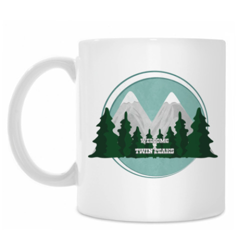 Кружка с принтом Welcome to Twin Peaks