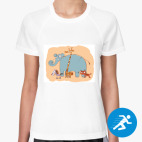 Женская спортивная футболка