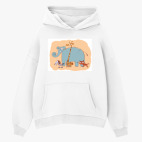 Толстовка худи оверсайз