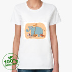 Женская футболка органик