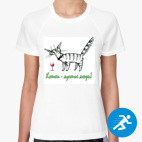 Женская спортивная футболка