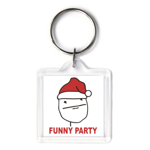 Брелок с принтом New Year Pokerface