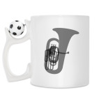 Кружка с футбольным мячиком