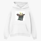 Толстовка худи оверсайз