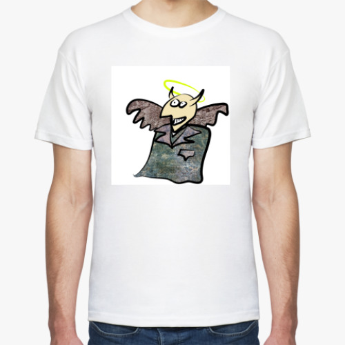 Футболка с принтом Devil Angel