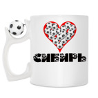 Кружка с футбольным мячиком