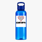 Прозрачная спортивная бутылка