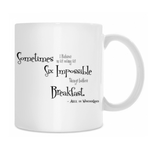 Кружка с принтом Алиса в стране чудес/ Alice in wonderland